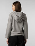 Fyltr Women'S Drop Shoulder Hoodie With Lace Up Neck Detailing & Contrast Drawcord,Grey-Tastic,Grey-Tastic,Xl