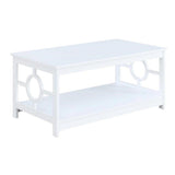 Convenience Concepts Ring Coffee Table, White
