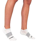 Bombas Womens Originals White Ankle Socks, Size Small