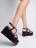 Shoetopia Women'S Block Heel Sandal,Black,3,B0C692XDVT