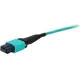This Is A 1Ft Loopback Aqua Simplex Fiber Patch Cable. This Is Made From Om3 Cab