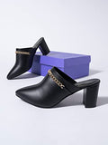 Shoetopia Girls Bantu-428 Black Heeled Sandal - 5 Uk (Girls-Bantu-428-Black),Black,5,B0CQK6T1TN