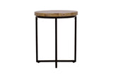 Ames Solid Wood Modern 20 Round End Table