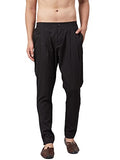 See Designs Men'S Cotton Black Solid Casual Style Trouser Style Pyjamas-Sdpj105L (L)