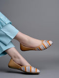Shoetopia Emberoidered Tan Bellies For Women & Girls /Eu39,Tan,6,B0F3173MRW