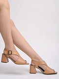 Shoetopia Solid Pointed Toe Tan Pumps For Women & Girls /Eu38,Bronze,5,B0DJJXFP7M