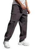 Leriya Fashion Loose Baggy Cargo Pant Trouser For Men (Lf-Tp-1068_Grey_Xl)