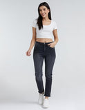 INKD Slim Women's Jeans (INKSS24WJN-405_Graphite,Graphite