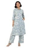 Libas Women'S Viscose Rayon Kurta Sets (99220_Blue_Xxl)