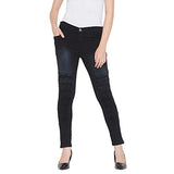 Nifty Women'S Denim Stretchable Slim Fit Jeans (1246, Black, 30)