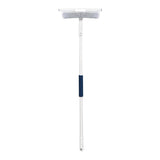 Unger 12 Outdoor Window Scrubber and Squeegee Kit with 5 Telescopic Pole for High Access, Cleaning Supplies for Mirrors and G