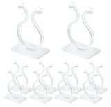 Ag ECom Plant Wall Climbing Fixing Clips | Plant Support Garden Clip | Reusable Plastic Plant Support Clips | Self Adhesive Pla