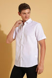 FYLTR Shirts for Men || Half Slevee Shirt || Men Shirt (in Alpha M Crisp Ivory),Crisp Ivory