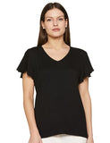 Fyltr Women'S Regular Fit Blouse (Fylss23Wkt-005_Black Beauty,Black Beauty,Black Beauty,S