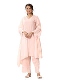 Libas Women'S Pure Cotton Kurta Sets (99260_Pink_M)