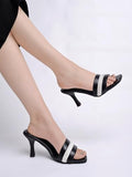 Shoetopia Embellished Stylish Black Stiletto Heels For Women & Girls /Uk3-Eu36,Black,3,B0CK5LBSSF