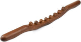 Choudhary Acupressure Wooden Massage Stick, Wood Stik Roller, Guasha Wood Stick Tool, 2In1 (8 Point (Beads))