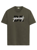 Adro Men'S Solid Regular Fit T-Shirt (Rn24-Byo-Ol_Olive