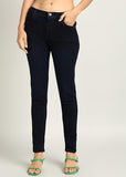 Nifty Women'S Denim Stretchable Slim Fit High Waist Jeans (1393N_Cblu_34_Carbon_Blue_34)