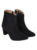 Shoetopia Girls Bt-2021 Black Ankle Boot - 7 Uk (Girls-Bt-2021-Black),Black,7,B0CQK5MJ9R
