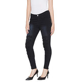 Nifty Women'S Denim Stretchable Slim Fit Jeans (1246, Black, 30)