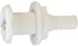 THRU HULL 1-1/8 90 Degree WHITE