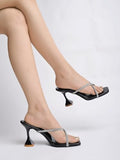 Shoetopia Women'S Platform Heel Sandal,Black,5,B0CMXQS7Y3
