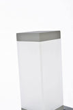 Living District Raine Integrated Led Wall Sconce In Silver