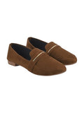 Shoetopia Comfortable Stylish Tan Ballerinas For Women & Girls /Eu40,Tan,7,B0F7LYS6X6