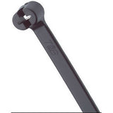 Thomas & Betts TY25MX TyRap UV Cable Tie With SS Lock, 7 Lg. 50 lb Nylon Black 100/Pack
