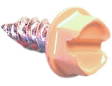 SCREWIT Classic Cream Gutter Screws #8 x 1/2 Inch - Downspout & Zip Screws, Self-Drilling Sheet Metal Screws with 1/4 Hex Head,