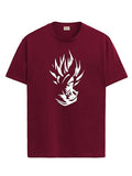 Adro Tshirt For Men | Printed T Shirt For Men | 100% Cotton T-Shirt |Printed T Shirt | T-Shirts | Rn24-Gok-Mr-2Xl Maroon