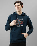 ADRO Hoodies for Men | Printed Regular Fit Hoodie for Men | Cotton Hoodie | Mens Hoodies | Sweatshirt for Men | Hooded Hoodie | H24-BCL-SB-Large Teal,Teal