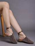 Shoetopia Ethnic Copper Flat Mules For Women & Girls /Eu42,Copper,9,B0DRJDPB26