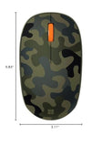 Microsoft Bluetooth Mouse - Forest Camo. Compact, Comfortable Design, Right/Left Hand Use, 3-Buttons, Wireless Bluetooth Mouse F
