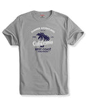 Adro Summer Adventures California Mens Printed T-Shirt (Xl, Grey)