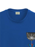 ADRO Tshirt for Men | Anime T Shirt for Men | 100% Cotton Tshirt | Graphic Printed T-Shirt | Chest Printed Tshirt | Spiderman Tshirt | T-Shirts| RN24-STICK-SPID-RB-S Royal Blue,Royal Blue