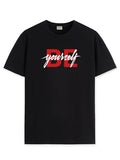 Adro Men'S Solid Regular Fit T-Shirt (Rn24-Byo-Bl_Black,BlackApparel,M