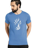 Adro Anime Printed Mens T-Shirts (Rnr-M-Gok-Sk_Skyblue_M)
