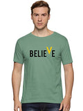 Adro Men'S Believe Design Printed T-Shirt (Rnr-M-Bvv-Pt_Pista_M)