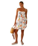 Leriya Fashion Midi Dress for Women | One Piece Dress for Women | Beach Dress for Women. | (Large, White)