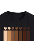 Toplot Heart Printed Round Neck Crop Top For Women (Small-Heart-Top-5203-Black-L),Black,,B0DCTQ2421