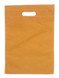OMX, 50 Pc, 10 Inch X 14 Inch, DCut Cloth Bag Shopping Bag, Completely EcoFriendly Bag (10 Inch X 14 Inch, Lt Orange)