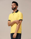 Toplot Men'S Regular Fit Polo T-Shirt (Sqaure-Polo-5180-Yellow-M),Yellow,,B0CY5GY361