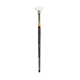 KINGART Premium Original Gold 92464 Bristle RAKE Fan Series Artist Brush, Synthetic Bristle, Short Handle, for Acrylic, Waterco