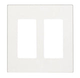 Leviton Decora Style Two Gang Screwless Wall Plate (C22803090SW)