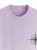 ADRO Tshirt for Men | Printed T Shirt for Men | 100% Cotton Tshirt | Graphic Printed T-Shirt | Chest Printed Tshirt | Unisex Tshirt | T-Shirts Men| RN24-STICK-COMP-PU-2XL Purple,Purple