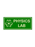 999Store office supplies sunboard Physics lab sticker signage Sign Board Schools Green 30X13 Cm