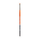 KINGART Premium Radiant 64001/8 Angular Shader Series Artist Brush, Synthetic Taklon Hair, Short Handle, for Acrylic, Oil and W