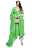 Gosriki Women'S Rayon Blend Anarkali Embroidered Kurta With Pant & Dupatta (Niket Green-Gs_S_Green_Small),Green,,B0DRNPWPWM